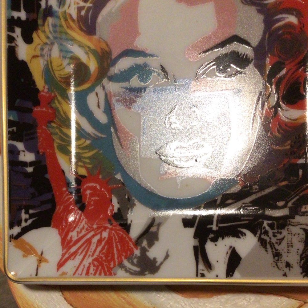 NWOT Baci Milano Square Tray Trinket Plate - Picture 4 of 7
